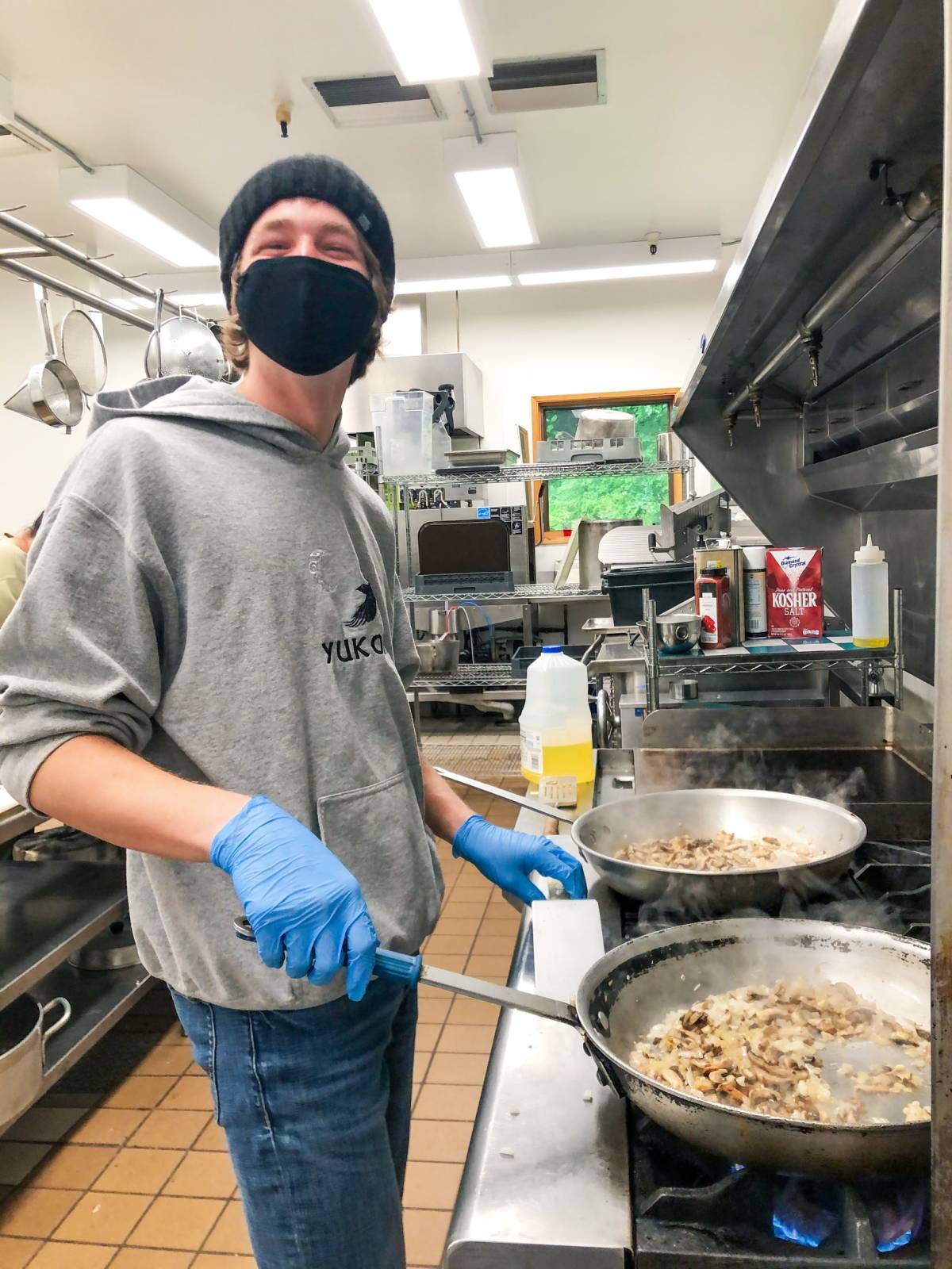 Students Cook Meals for the Community in the Labor Pillar - Outer Coast